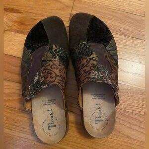 Think! Leather Slip-On Shoes